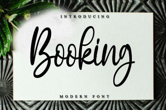 Booking Font - Featured Image