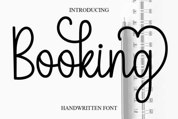 Booking Font - Featured Image