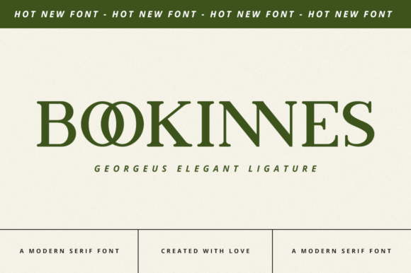 Bookinnes Font - Featured Image