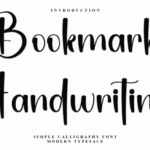 Bookmark Handwriting Font - Featured Image