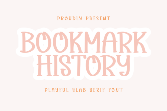 Bookmark History Font - Featured Image