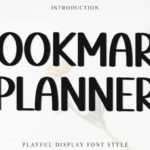 Bookmark Planner Font - Featured Image