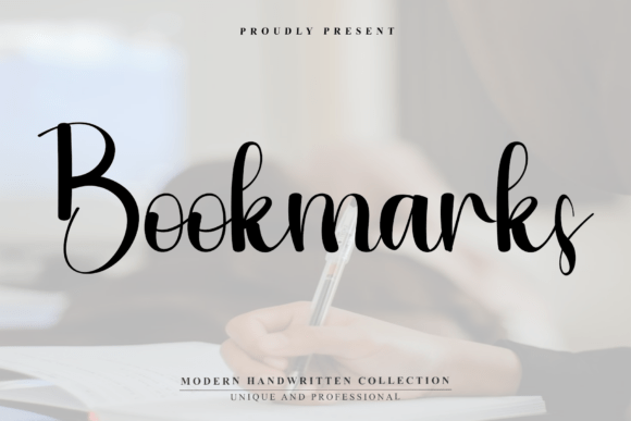 Bookmarks Font - Featured Image