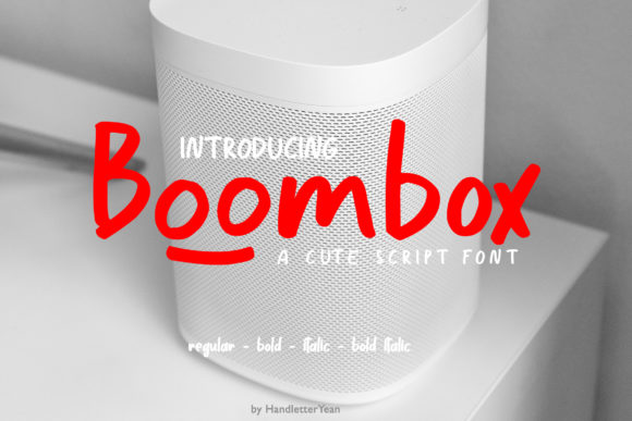 Boombox Font - Featured Image