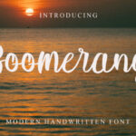 Boomerang Font - Featured Image