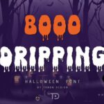 Booo Dripping Font - Featured Image