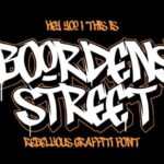 Boorden Street Font - Featured Image