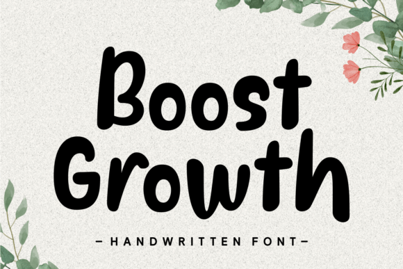 Boost Growth Font - Featured Image