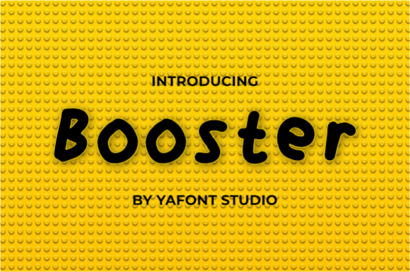 Booster Font - Featured Image