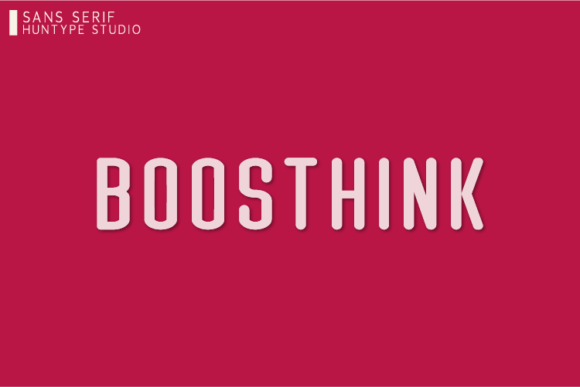 Boosthink Font - Featured Image