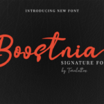 Boostnia Font - Featured Image