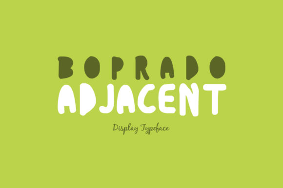 Boprado Adjacent Font - Featured Image