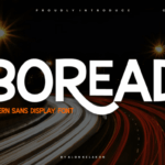 Boread Font - Featured Image