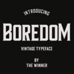 Boredom Font - Featured Image