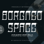 Borgneo Space Font - Featured Image