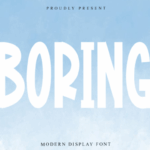 Boring Font - Featured Image