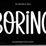 Boring Font - Featured Image