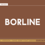 Borline Font - Featured Image