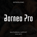 Borneo Pro Font - Featured Image