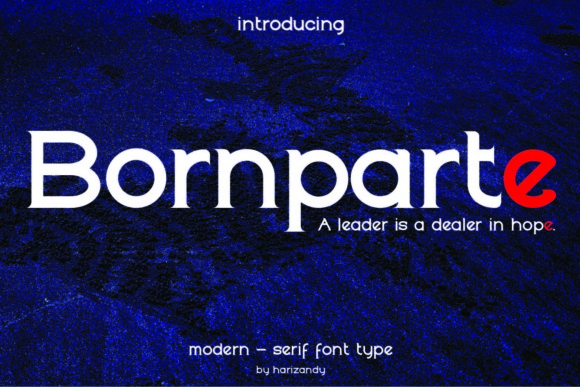 Bornparte Font - Featured Image
