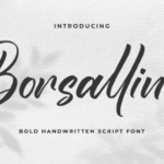 Borsallino Font - Featured Image
