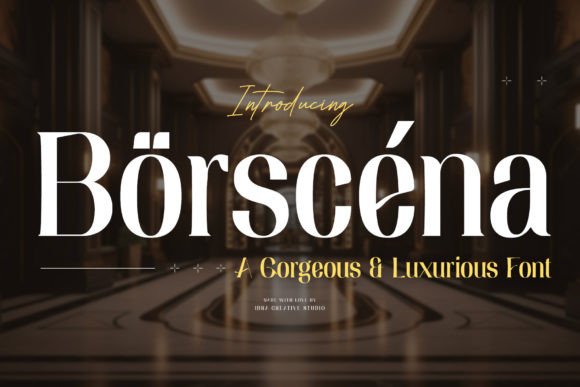 Borscena Font - Featured Image