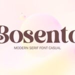 Bosento Font - Featured Image