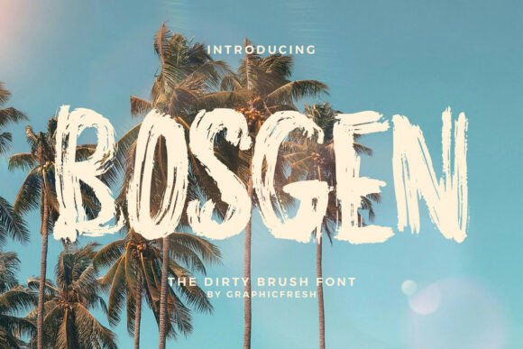 Bosgen Font - Featured Image