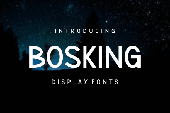 Bosking Font - Featured Image