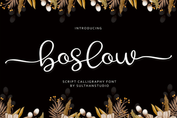 Boslow Font - Featured Image