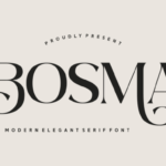 Bosma Font - Featured Image