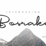 Bosrake Font - Featured Image