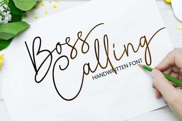 Boss Calling Font - Featured Image