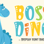 Boss Dino Font - Featured Image