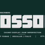 Bosson Font - Featured Image