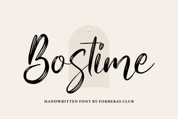 Bostime Font - Featured Image