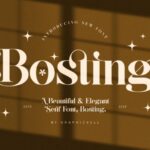 Bosting Font - Featured Image