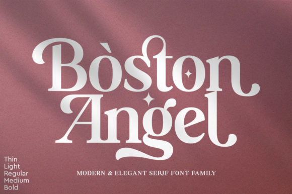 Boston Angel Font - Featured Image