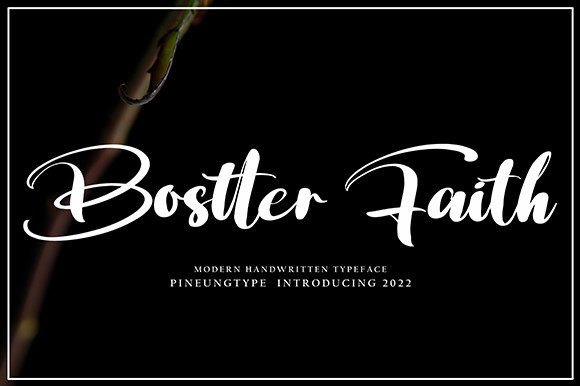 Bostter Faith Font - Featured Image