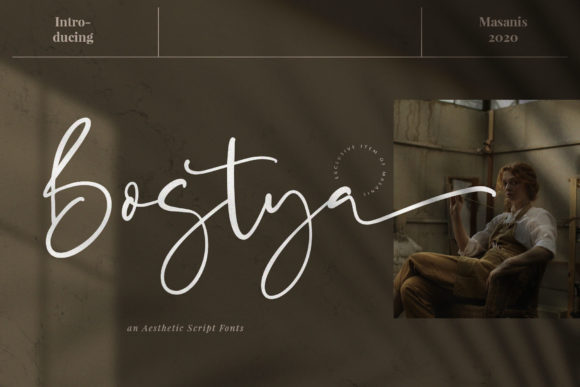 Bostya Font - Featured Image