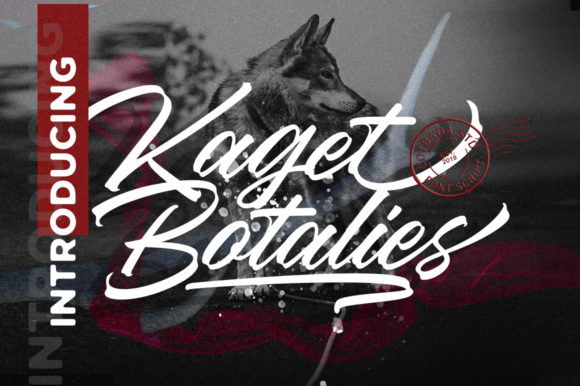 Botalies Kagetan Script Font - Featured Image
