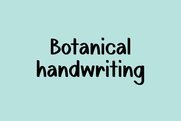 Botanical Font - Featured Image