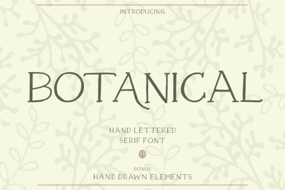 Botanical Font - Featured Image