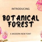 Botanical Forest Font - Featured Image