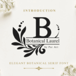 Botanical Laurel Font - Featured Image