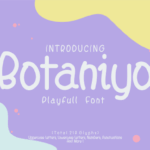 Botaniyo Font - Featured Image