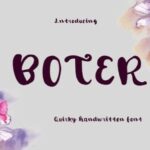 Boter Font - Featured Image