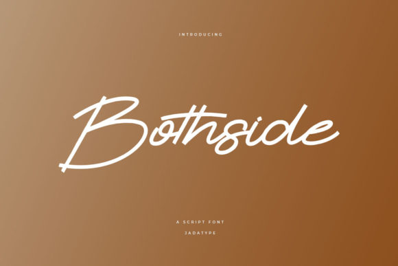 Bothside Font - Featured Image