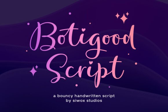 Botigood Script Font - Featured Image