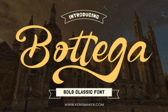 Bottega Font - Featured Image